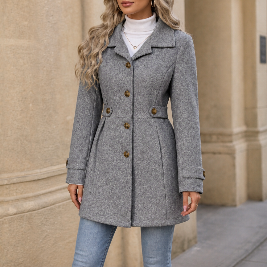 Vestalle | Belted Tailored Trench Coat for Women