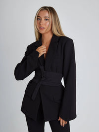 Eleanor | Elegant And Timeless Luxe Blazer With Belt