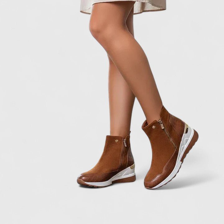Charlotte | Stivaletti ortopedici con zeppa, eleganti e confortevoli