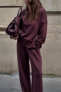 Ursula | Completo coordinato di due pezzi morbido ed elegante