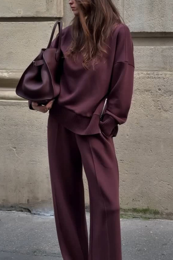 Ursula | Completo coordinato di due pezzi morbido ed elegante