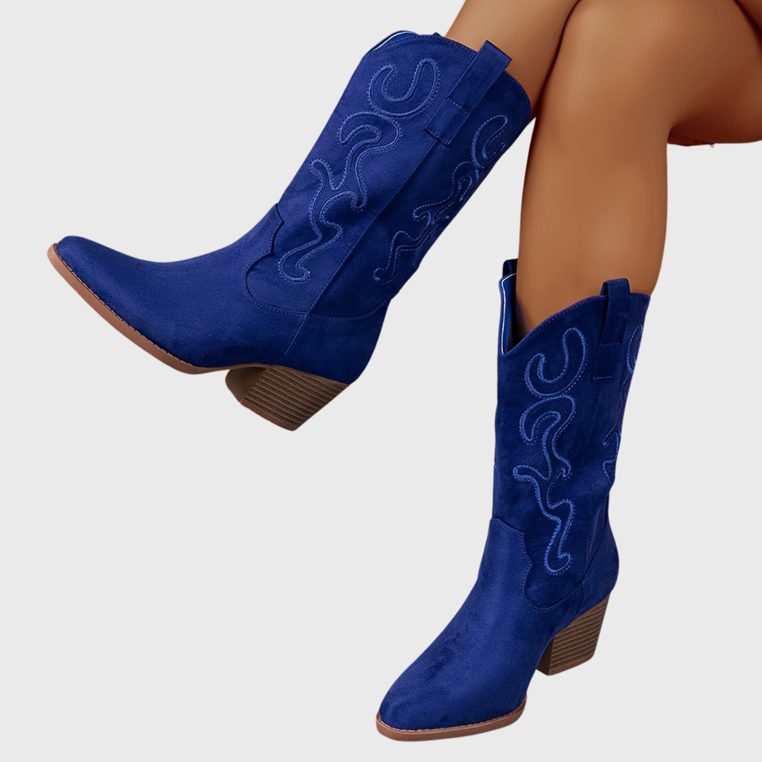Audrey | Stilvolle und bequeme Cowboystiefel für kräftige Waden