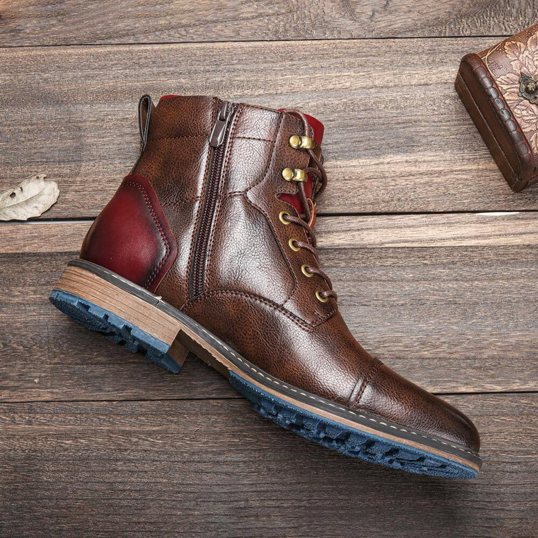 Sebastian | Elegante Herren-Oxford-Stiefel aus echtem Leder