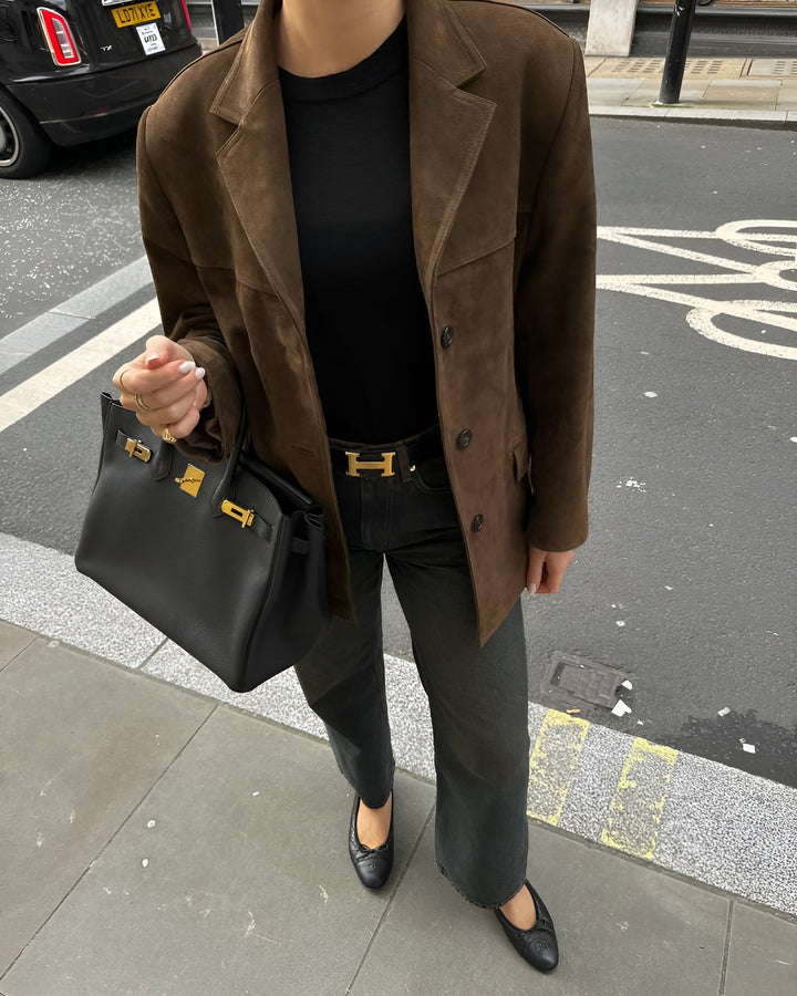 Sophia | Luxurious And Tactile Suede Blazer