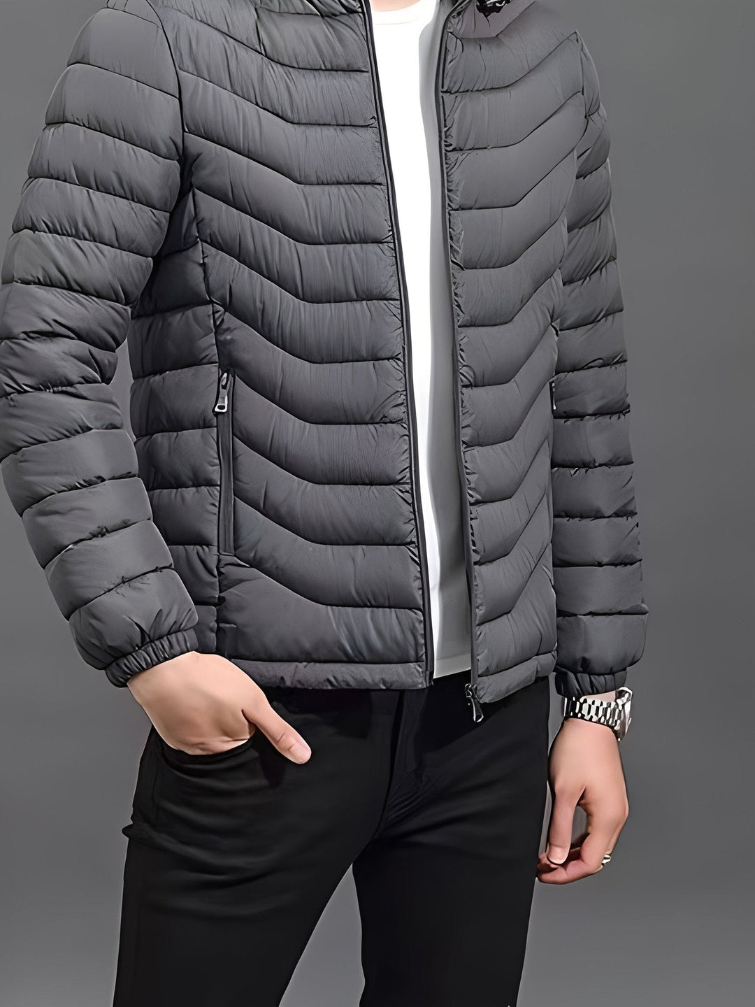Owen | Hooded Puffer Jacket – Lichtgewicht en Comfortabel