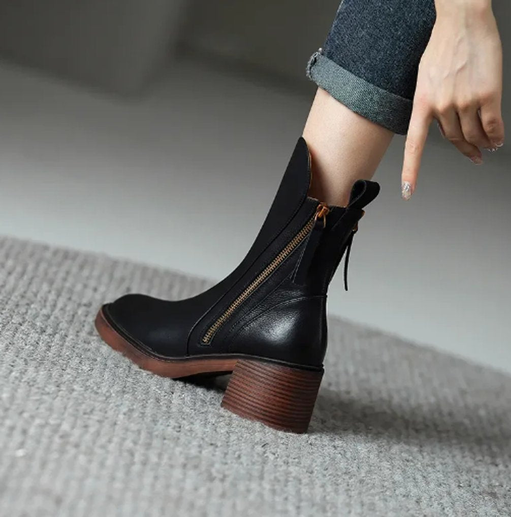 Freya | Stivaletti in pelle che valorizzano il tuo look quotidiano