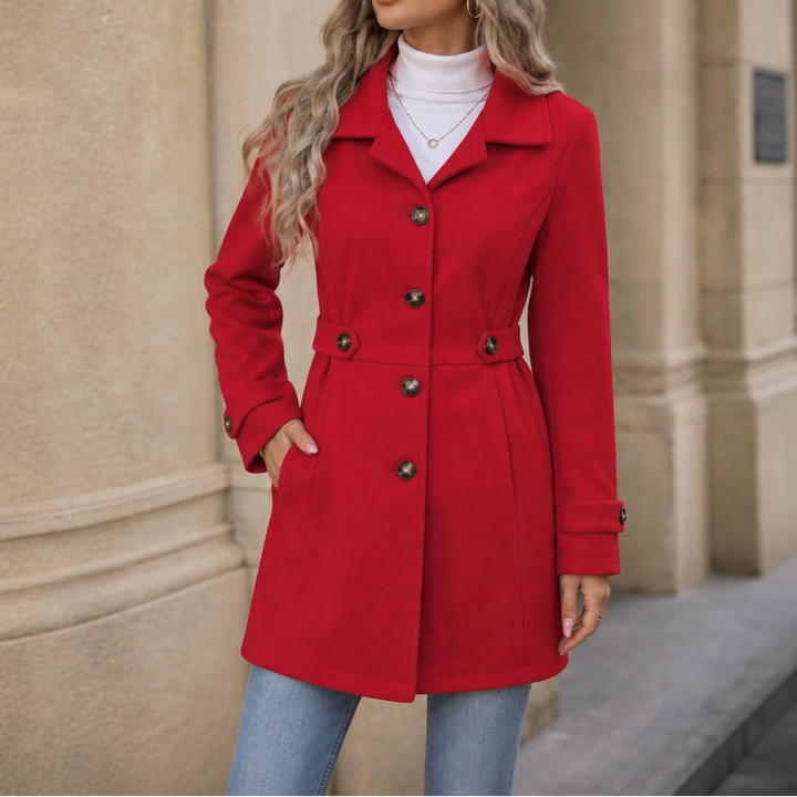 Vestalle | Belted Tailored Trench Coat for Women