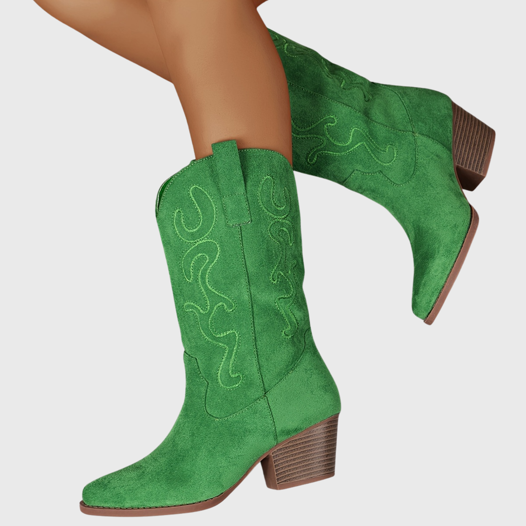 Audrey | Stilvolle und bequeme Cowboystiefel für kräftige Waden