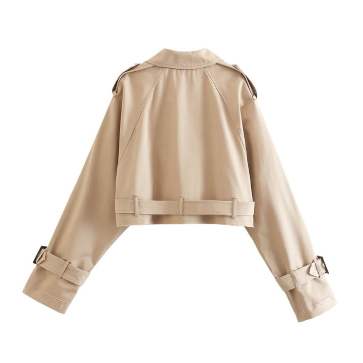 Brooke | Elegant And Polished Short Trench Coat
