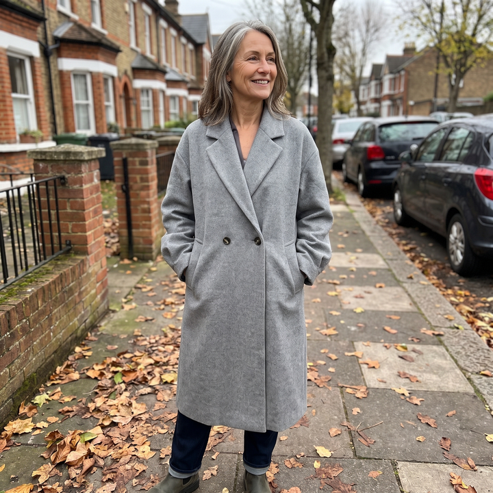 Harper | Winter Overcoat – Elegant Design for Women