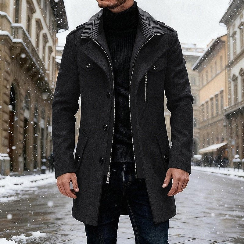 Bexley | Tailored Overcoat for Men – Timeless Warmth and Style