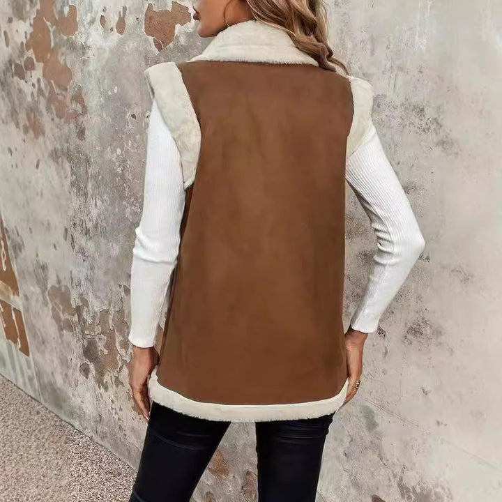 Amelia | Gilet invernale sofisticato a strati