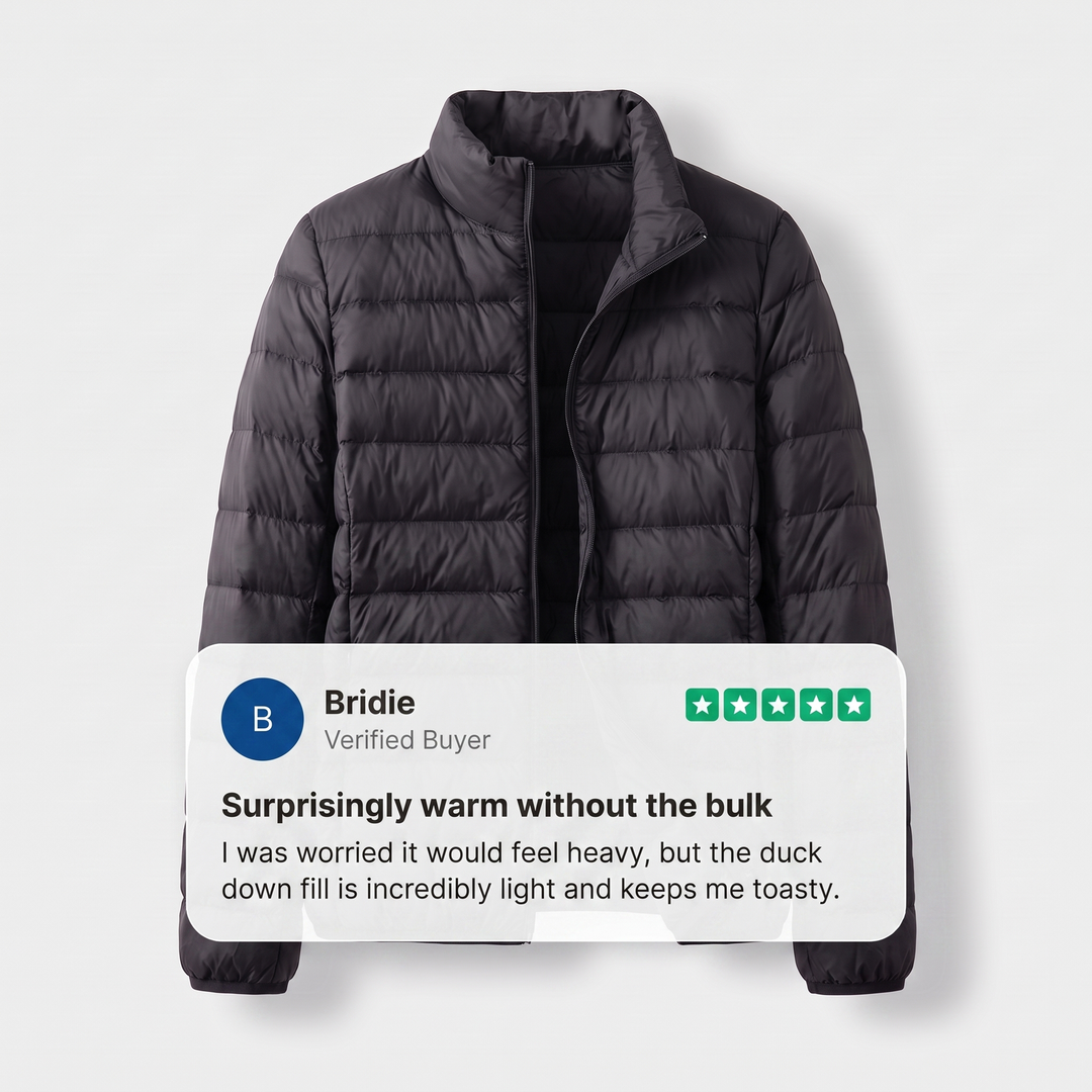 Eira | Down Jacket – Ultralight and Warm for Everyday Wear