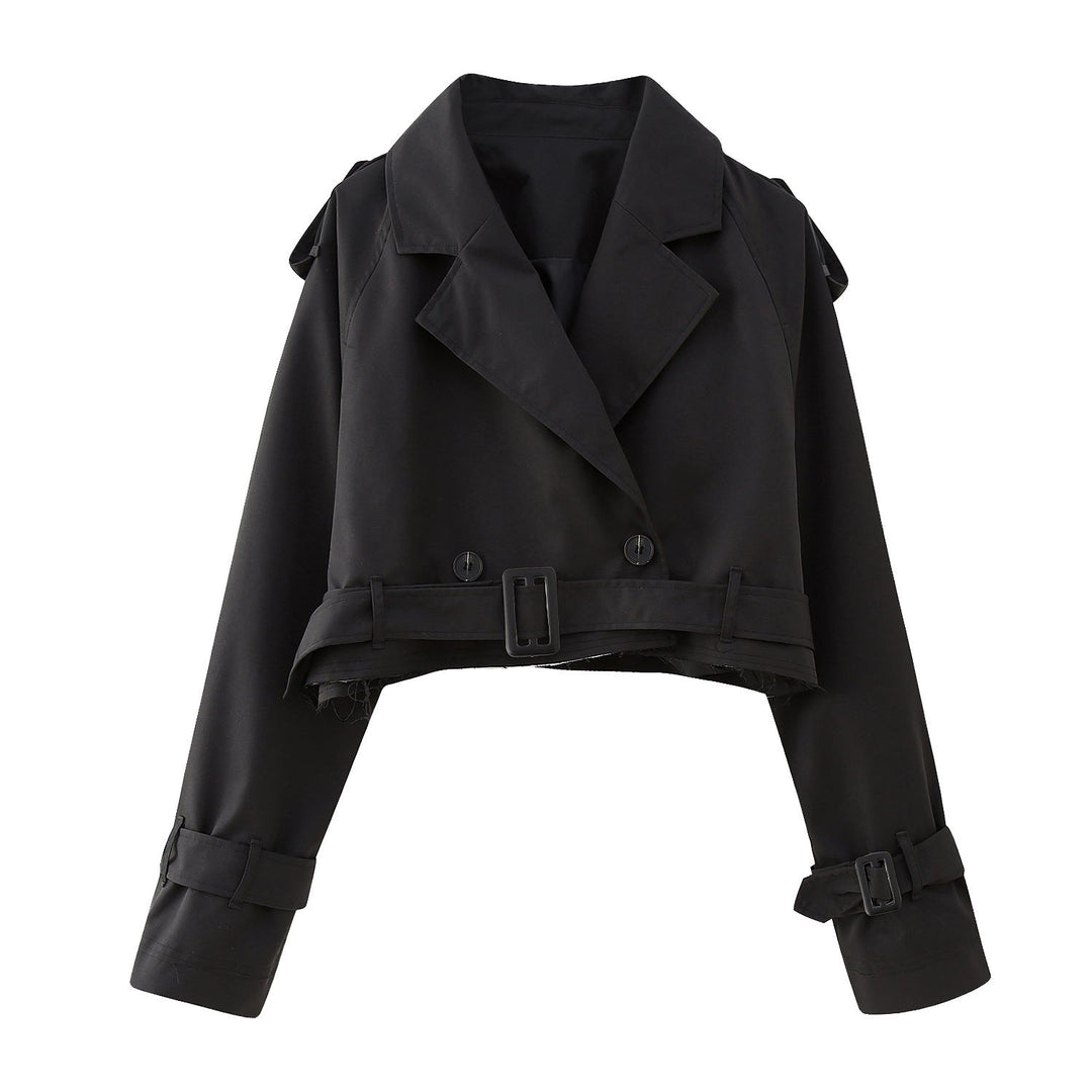 Brooke | Elegant And Polished Short Trench Coat