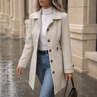 Natalie | Trench sartoriale con cintura e vita definita