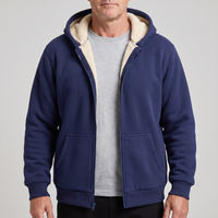 Reuben | Giacca sherpa classica con cappuccio per stare al caldo ogni giorno