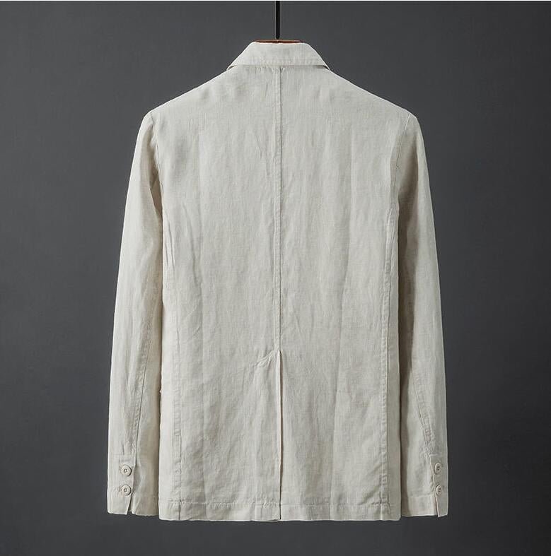 Oliver | Blazer elegante in lino sartoriale