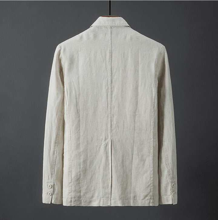 Oliver | Blazer elegante in lino sartoriale
