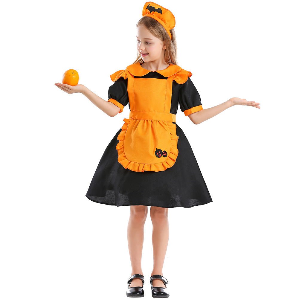 Drune | Pumpkin Fairy Costume – Charming Design for Kids