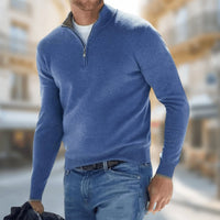 Marcus | Leichter und eleganter Quarter-Zip-Strickpullover