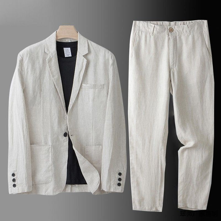 Sebastian | Refined And Breathable Linen Blazer Suits