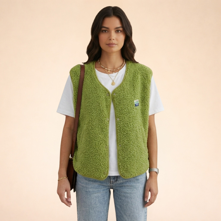 Freya | Stylish Cozy Fleece Vest