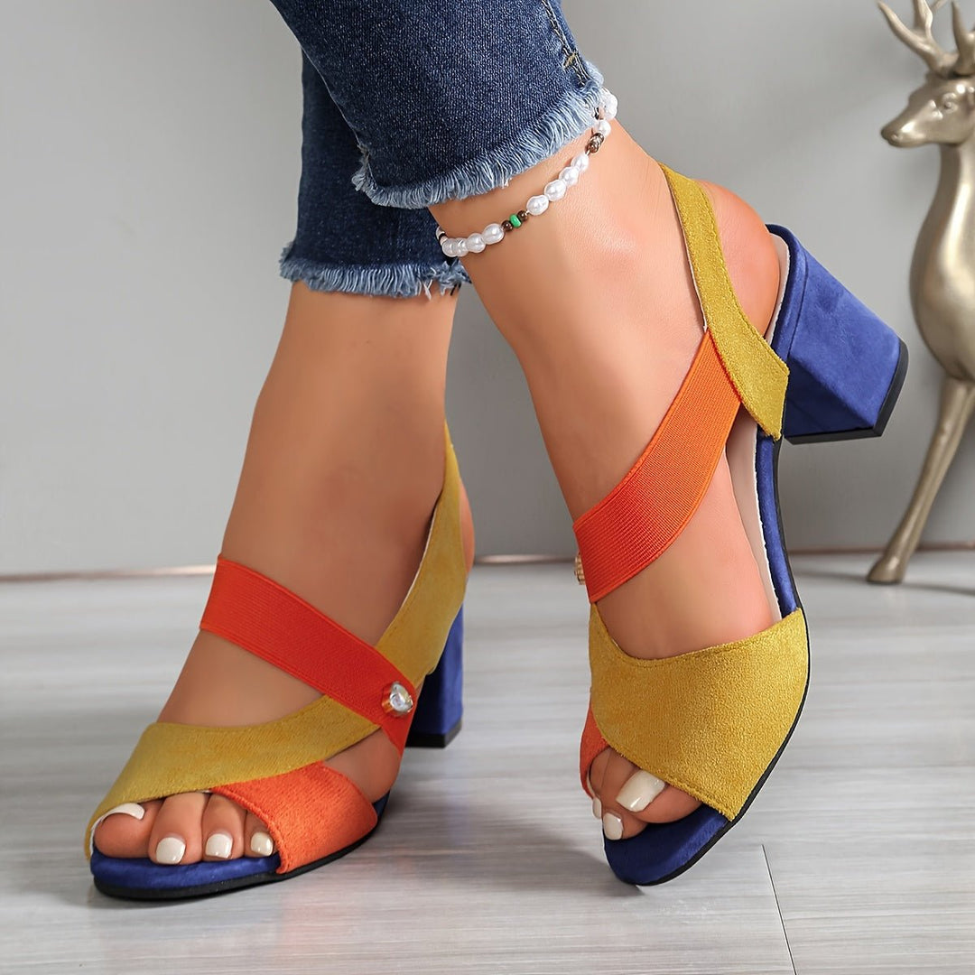 Kimberly | Orthopedic Comfort Block Heels – Elegant Supportive Style for Women