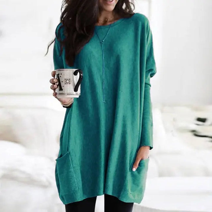 Harper | Gemütlicher, oversized Tunika-Pullover mit Taschen