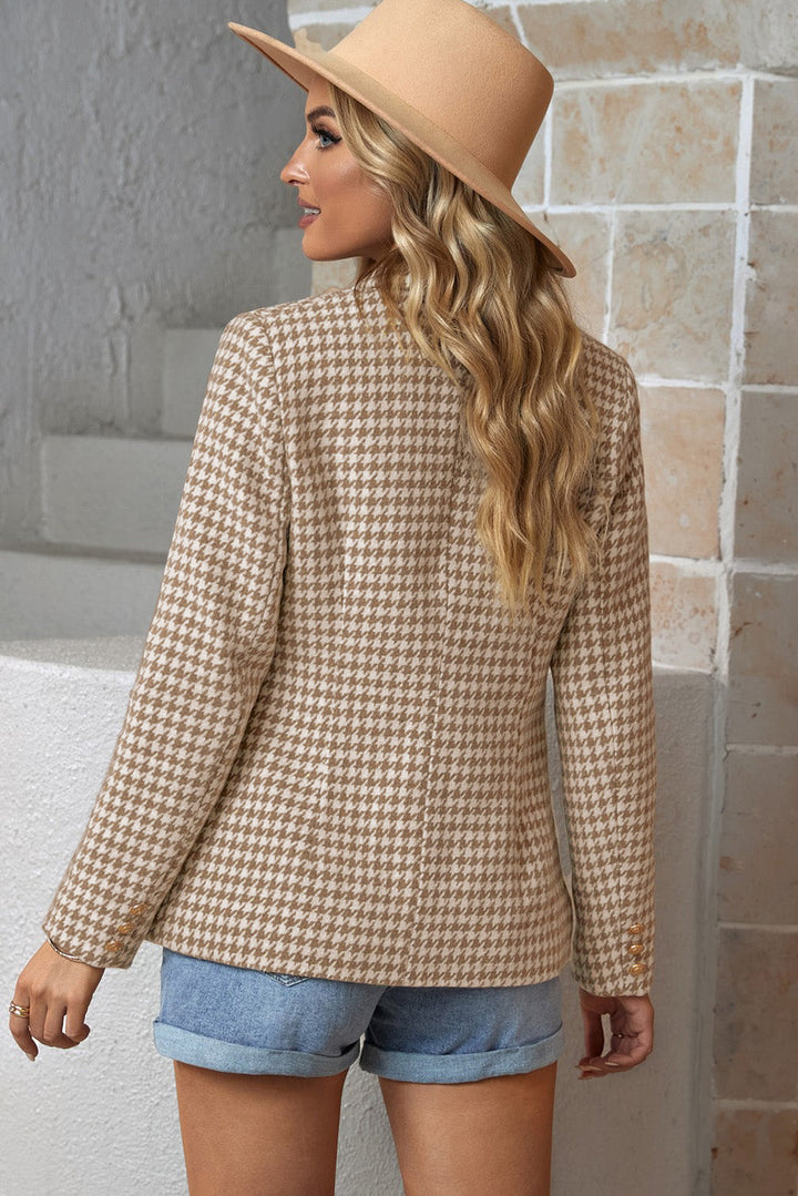 Charlotte | Elegant And Timeless Houndstooth Blazer