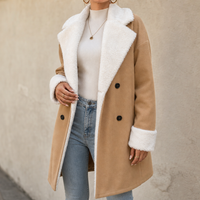 Isabella | Cappotto effetto lana con bordi morbidi, elegante e comodo