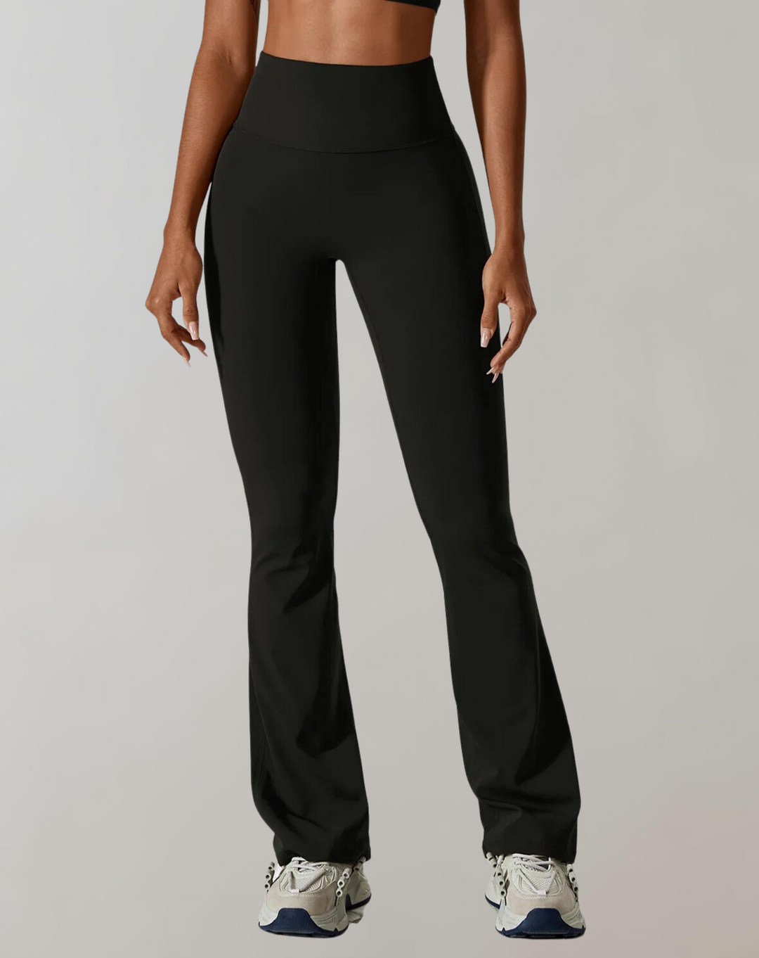 Chloe | Flexible Yoga-Leggings mit weitem Bein und hoher Taille