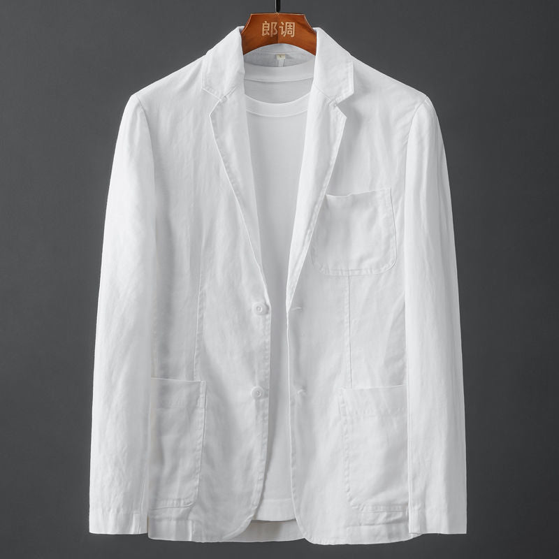 Oliver | Blazer elegante in lino sartoriale
