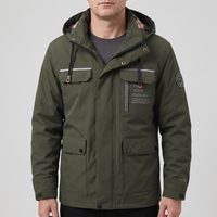 Oliver | Minimalistische wind- und wasserdichte Jacke für Herren