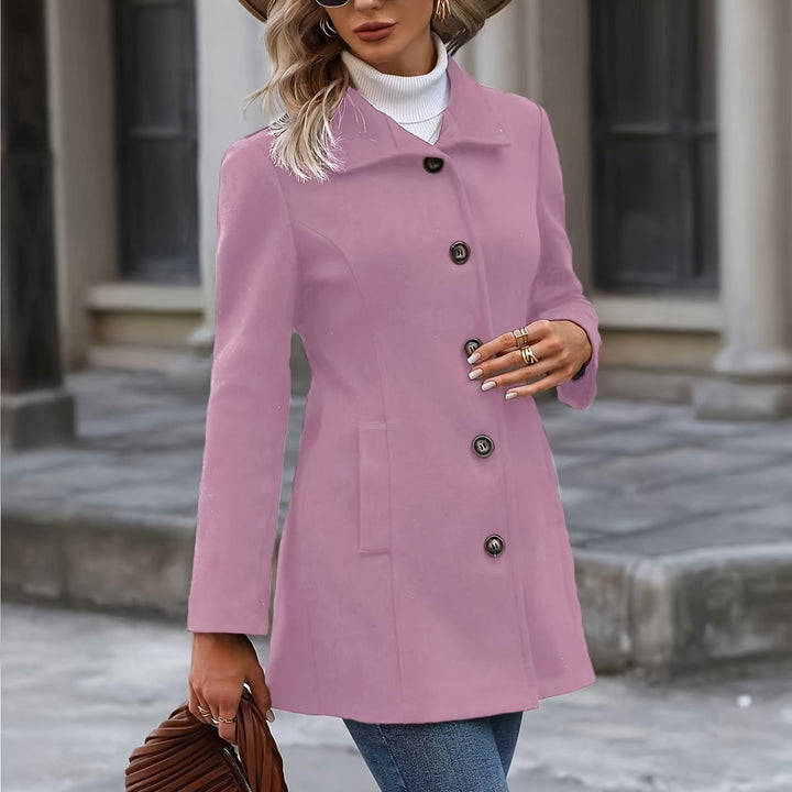 Annalise | Waist-Cinching Mid-Length Coat for Women