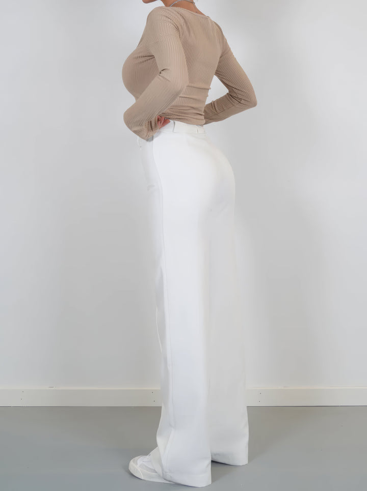 Eva | Versatile Modern Wide Leg Everyday Pants