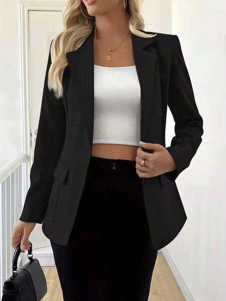 Montera | Blazer elegante drappeggiato e aperto sul davanti