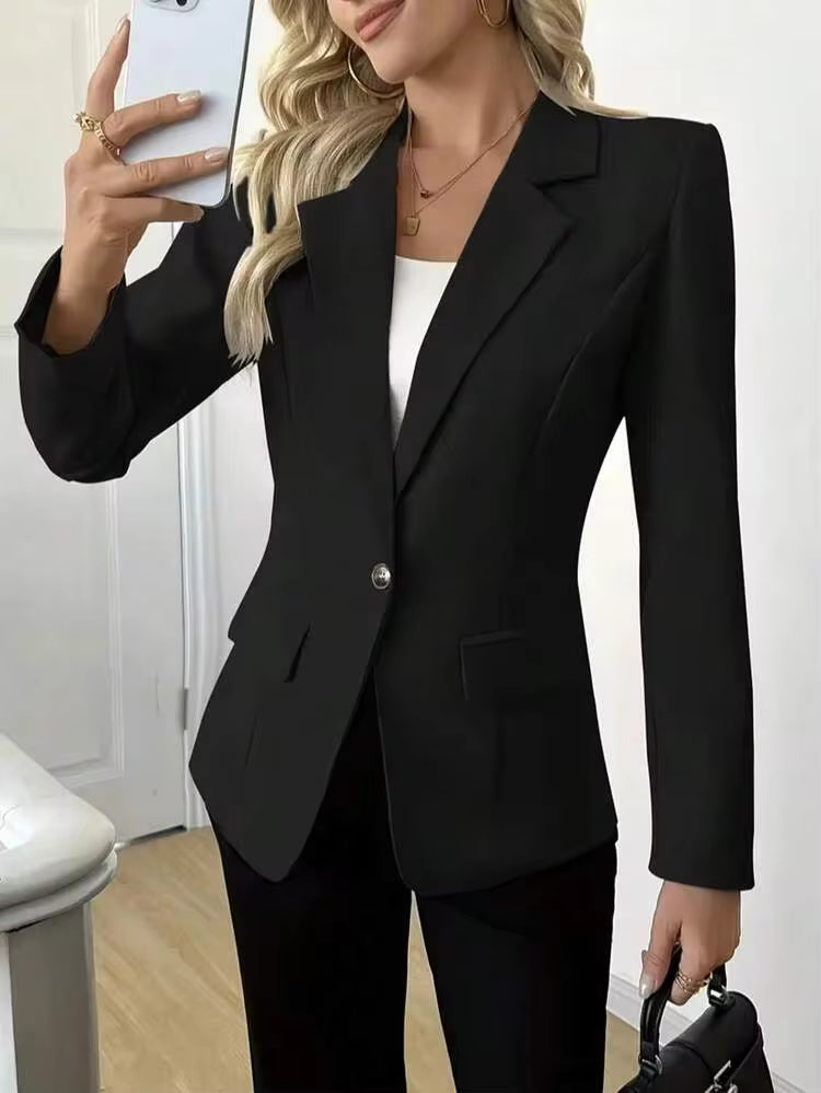 Montera | Blazer elegante drappeggiato e aperto sul davanti