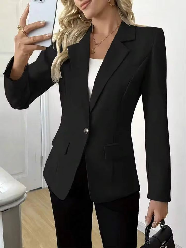 Montera | Blazer elegante drappeggiato e aperto sul davanti