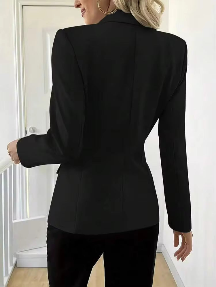 Montera | Blazer elegante drappeggiato e aperto sul davanti