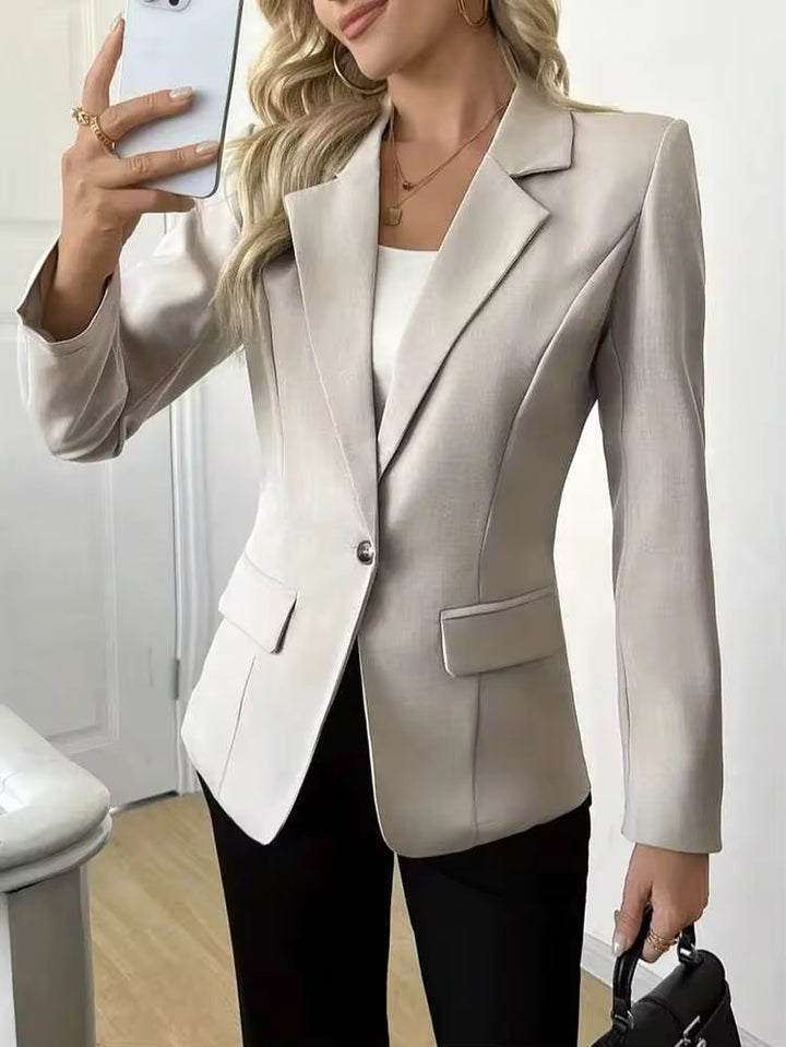 Montera | Blazer elegante drappeggiato e aperto sul davanti