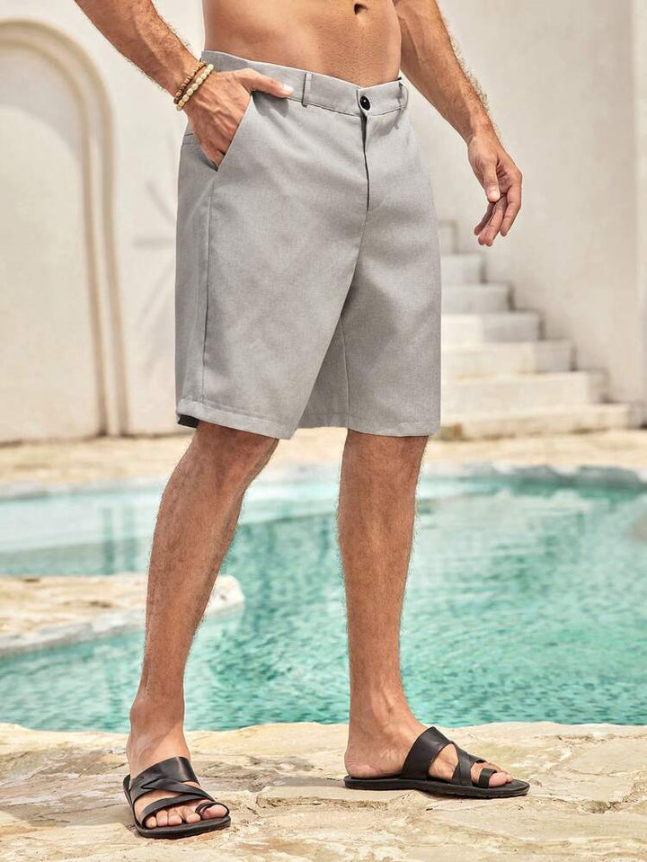 Patricia | High-Waisted Knee-Length Summer Shorts