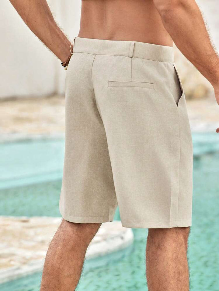 Patricia | High-Waisted Knee-Length Summer Shorts