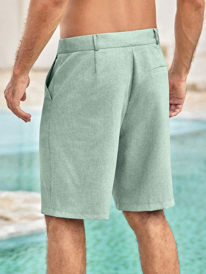 Patricia | High-Waisted Knee-Length Summer Shorts