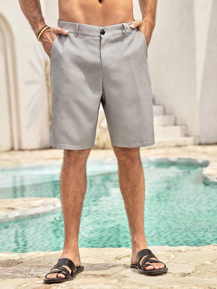 Patricia | High-Waisted Knee-Length Summer Shorts