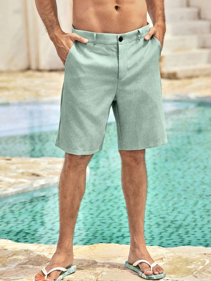 Patricia | High-Waisted Knee-Length Summer Shorts