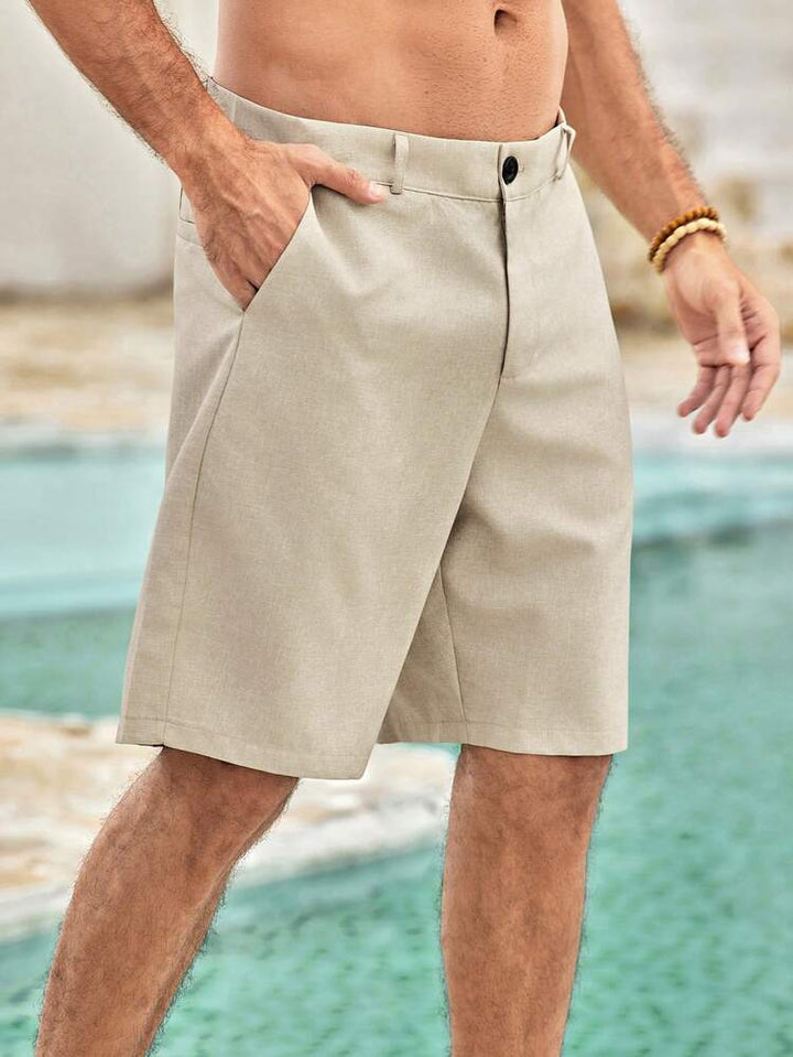 Patricia | High-Waisted Knee-Length Summer Shorts