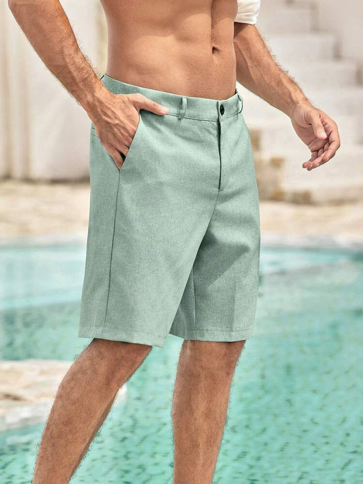Patricia | High-Waisted Knee-Length Summer Shorts