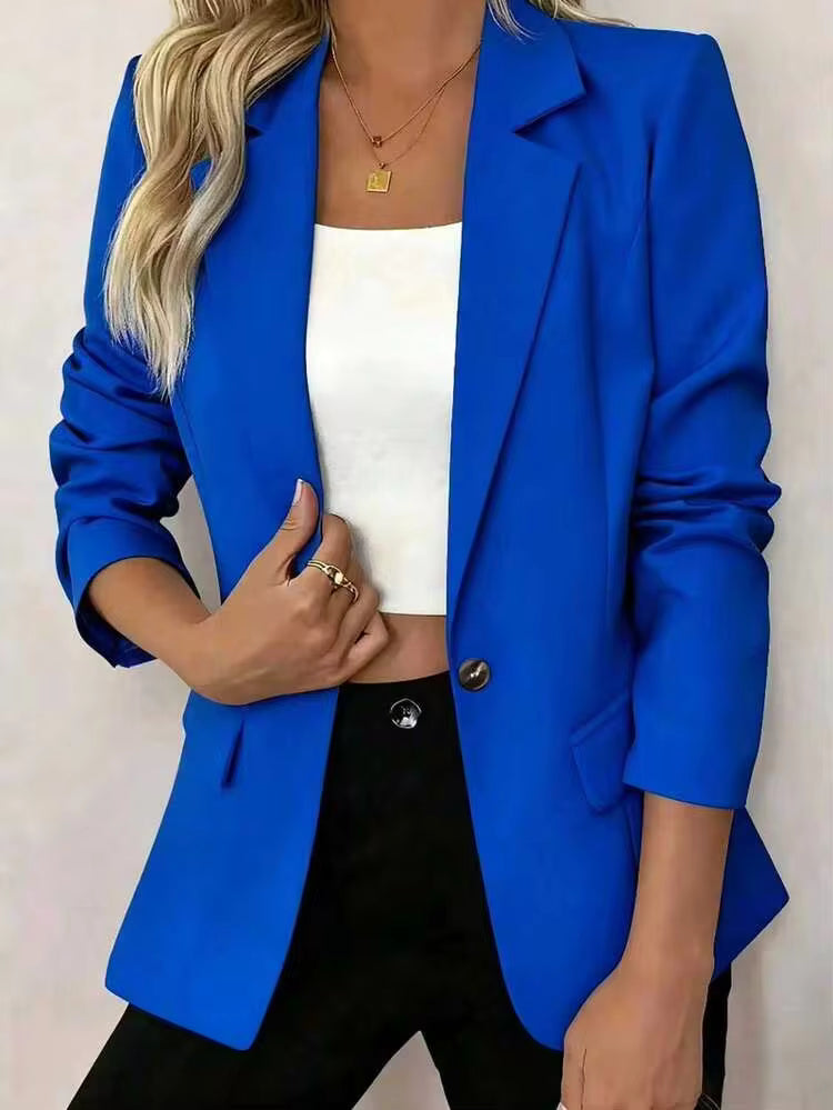 Montera | Blazer elegante drappeggiato e aperto sul davanti