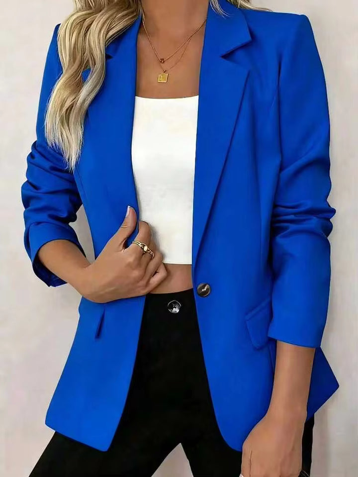Montera | Blazer elegante drappeggiato e aperto sul davanti