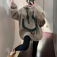 Ava | Playful Oversized Smiley Face Hoodie